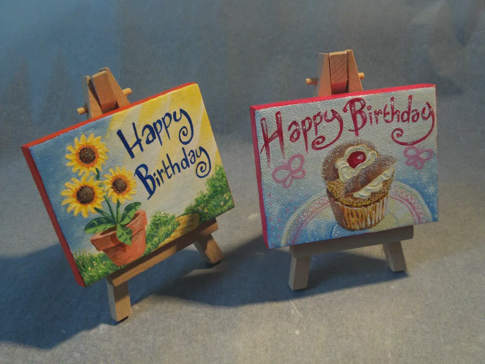 Miniature Easels by Peter Poole.