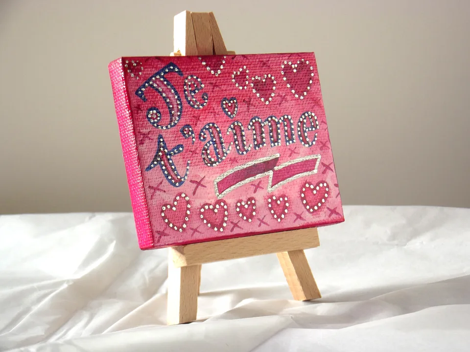 Valentine's Day Easels by Peter Poole.