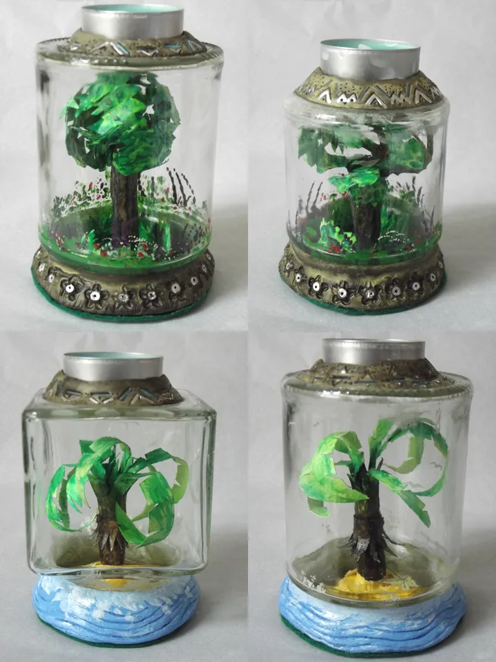 Tree Candlejars by Peter Poole.