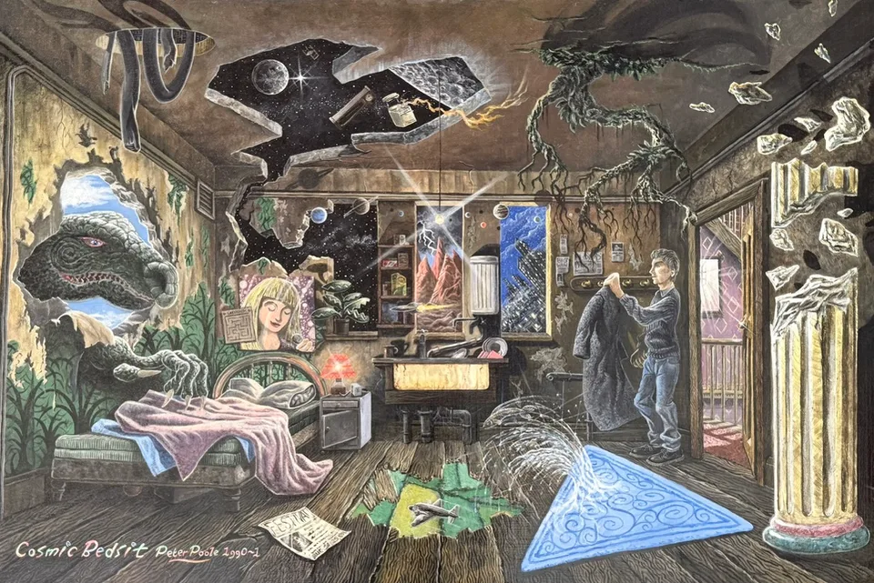 Cosmic Bedsit by Peter Poole.