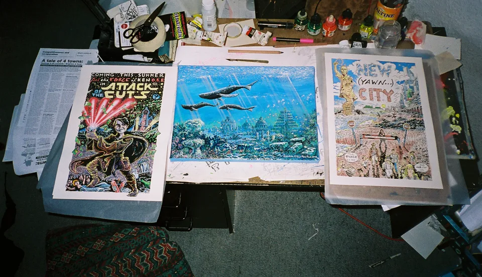 Colour Artwork by Peter Poole.