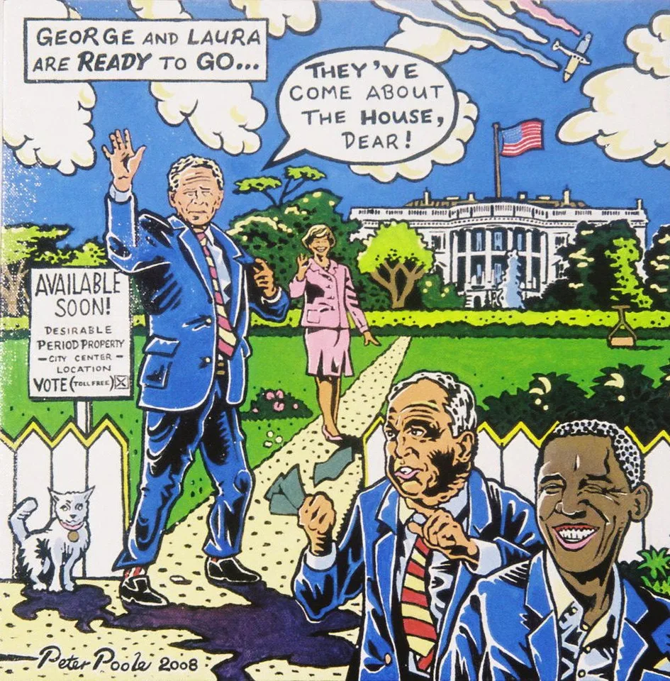 George and Laura by Peter Poole.
