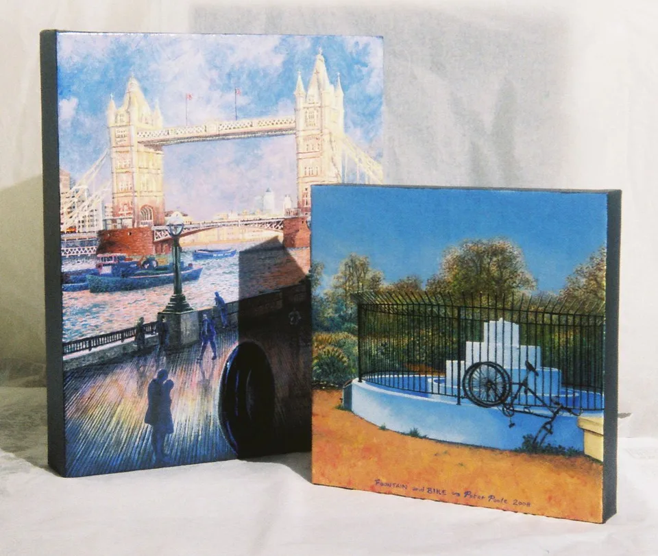 London Art Exhibition by Peter Poole.