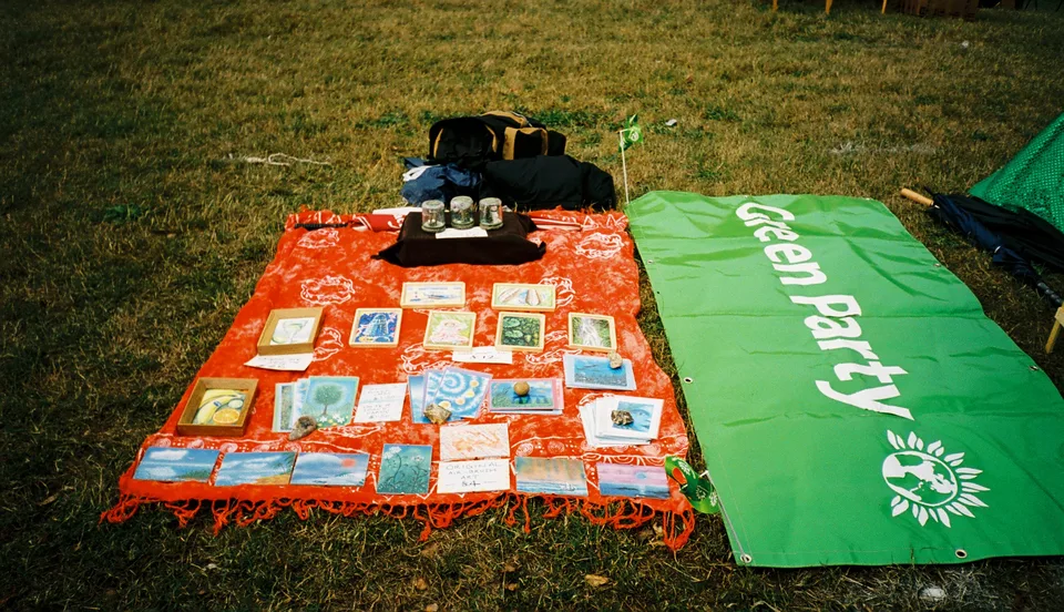 Brunswick Festival Stall by Peter Poole.