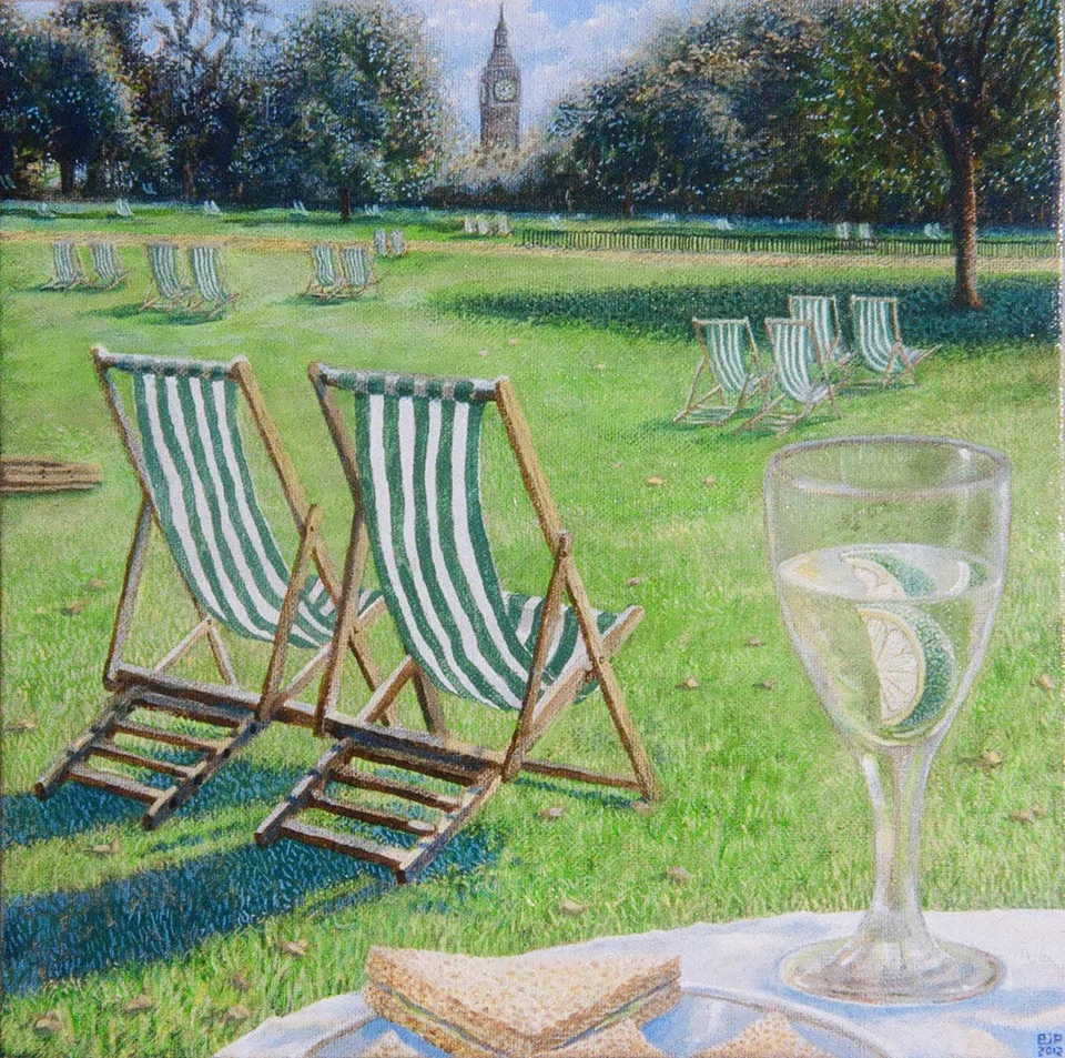 Relaxing Green by Peter Poole.