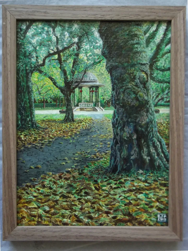 Autumn in Southwark Park by Peter Poole.