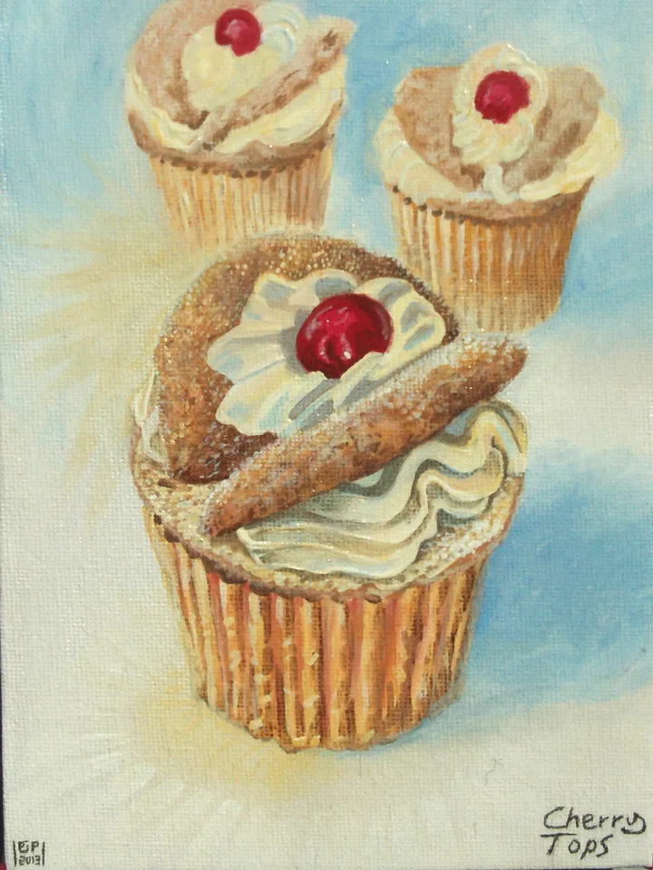 Cherry Tops by Peter Poole.
