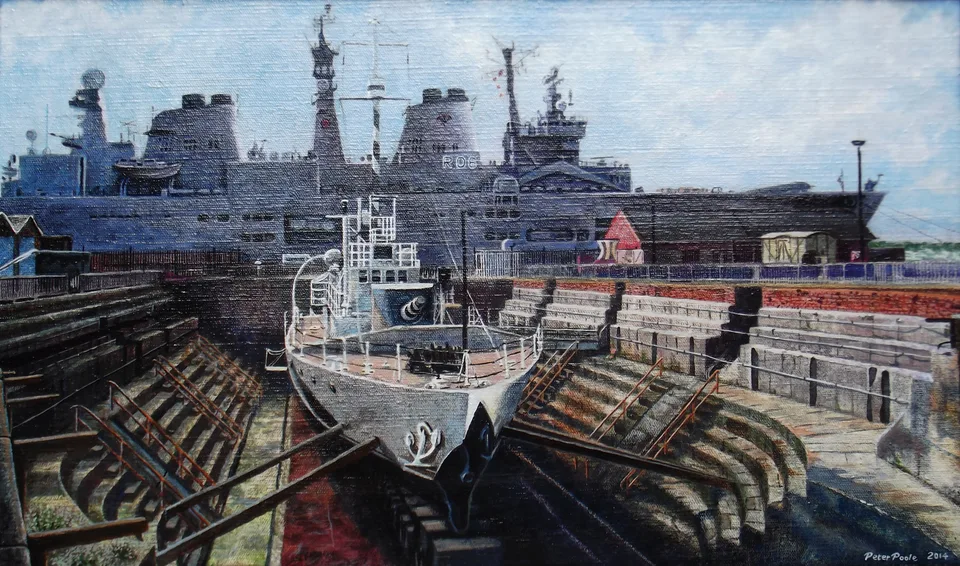 Fighting Ships by Peter Poole.