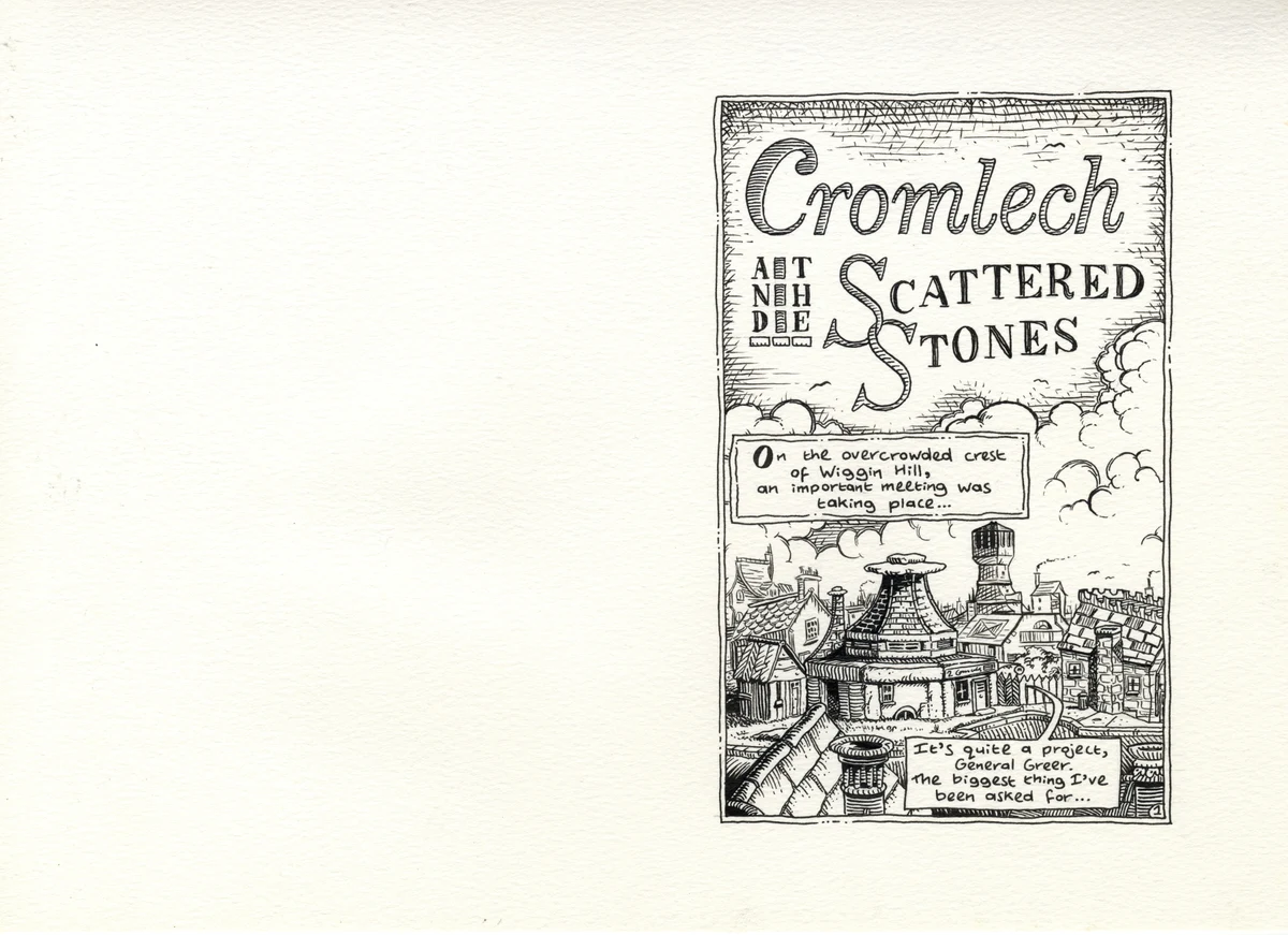 The opening page from Cromlech and the Scattered Stones by Peter Poole.