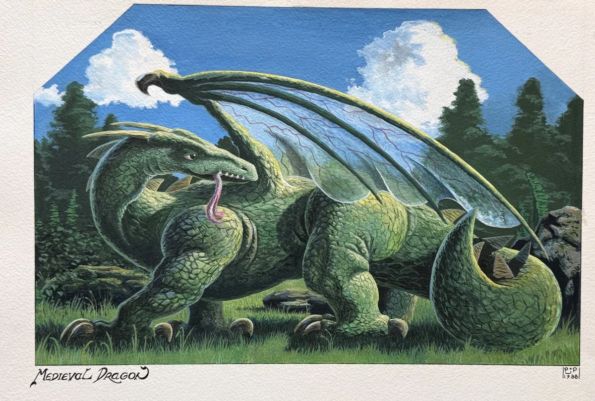 Medieval Dragon by Peter Poole.