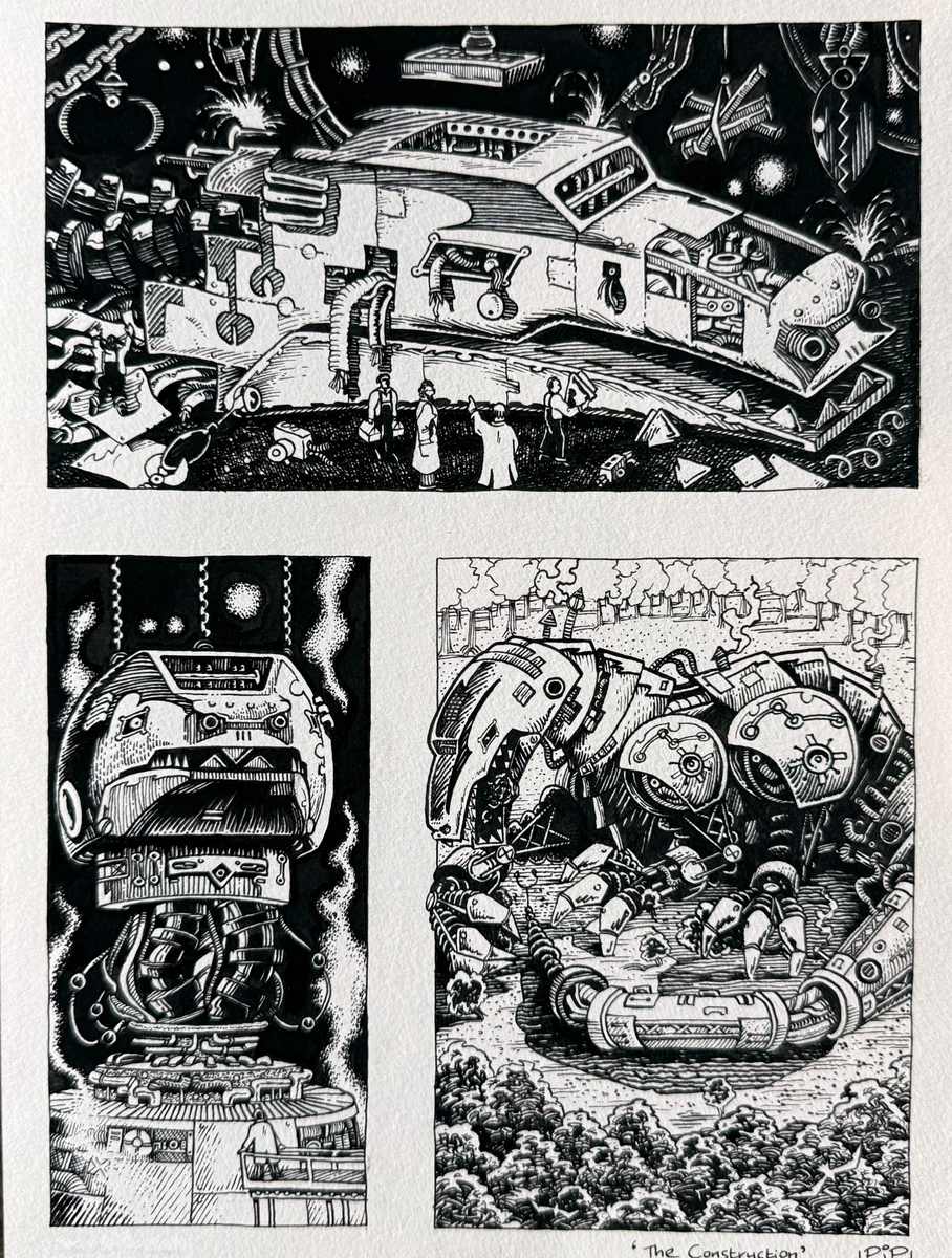 The Construction illustration by Peter Poole.