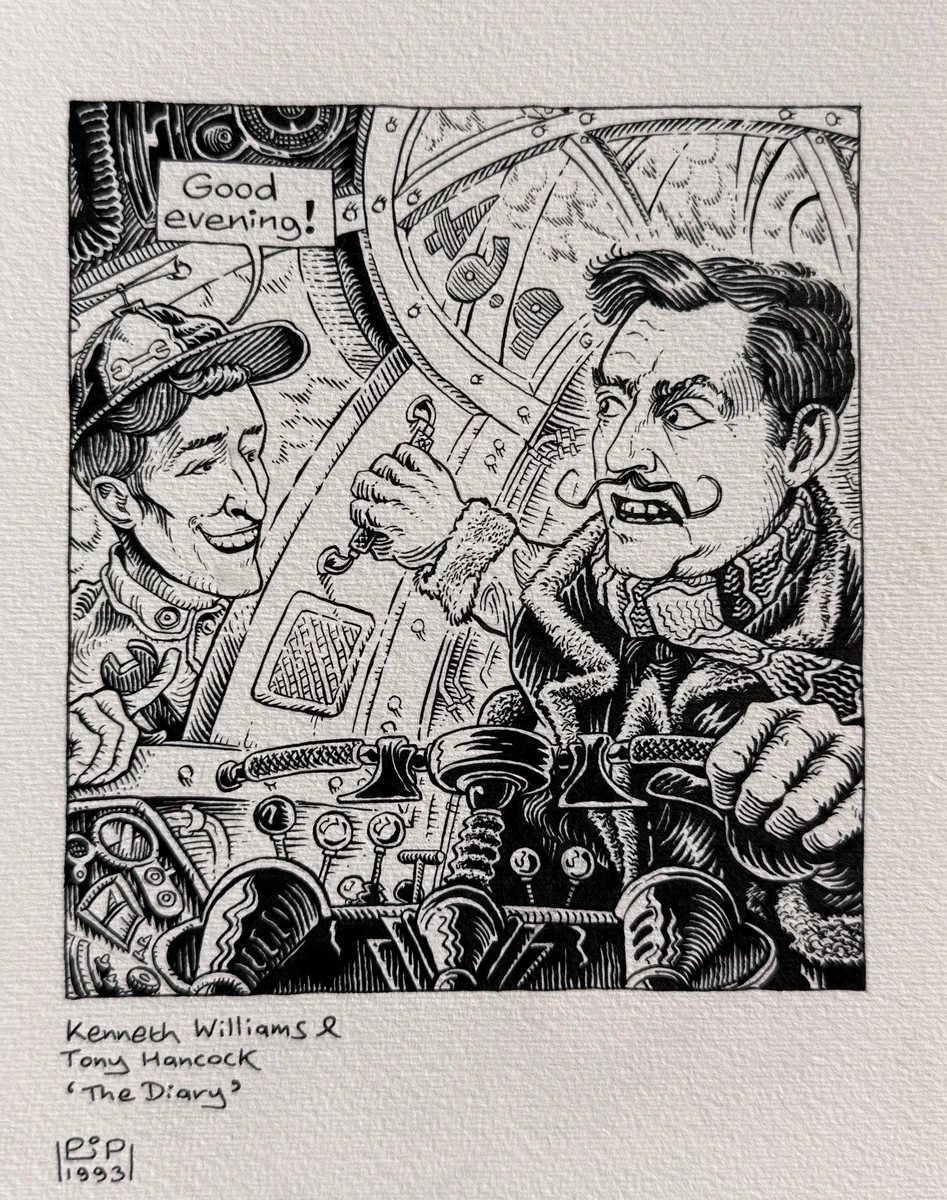 Kenneth Williams & Tony Hancock 'The Diary' by Peter Poole.