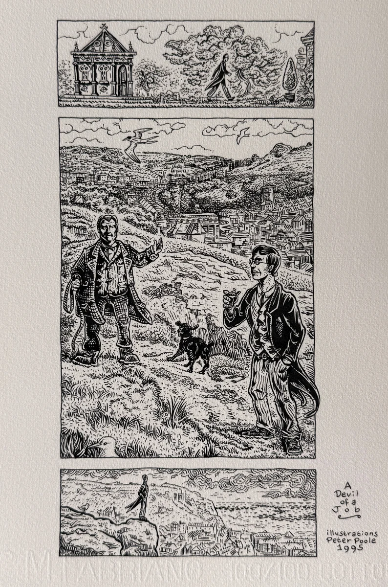 A Devil of a Job illustration by Peter Poole.