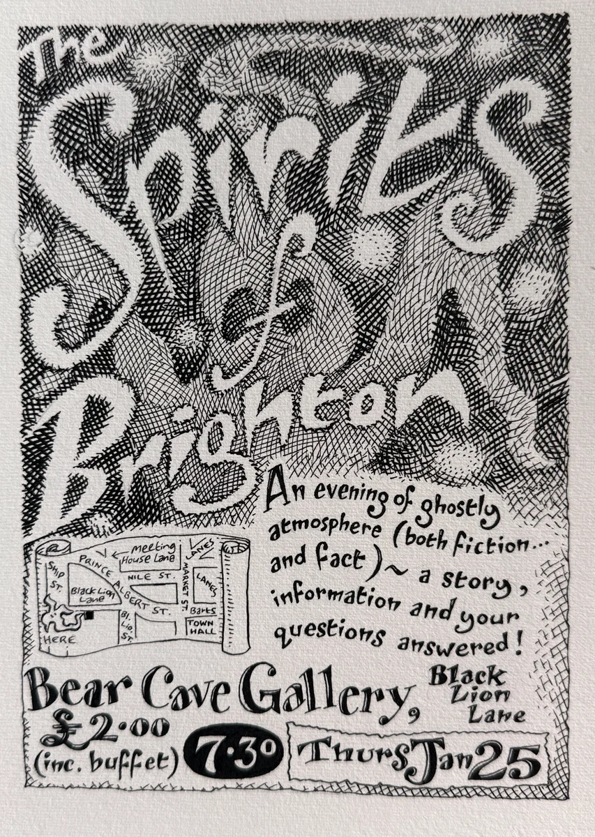 Spirits of Brighton poster by Peter Poole.