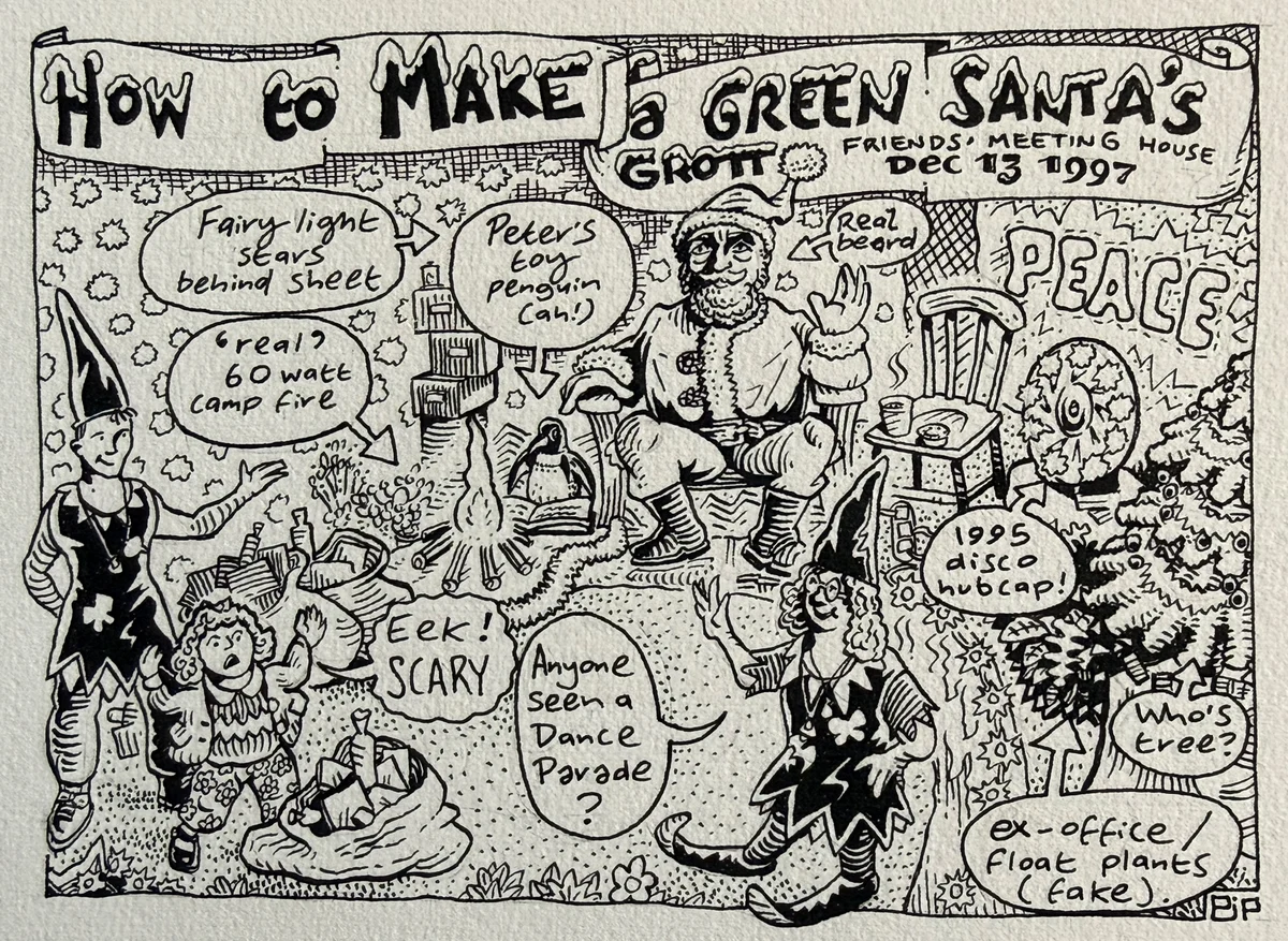 How to Make a Green Santa's Grotto by Peter Poole.