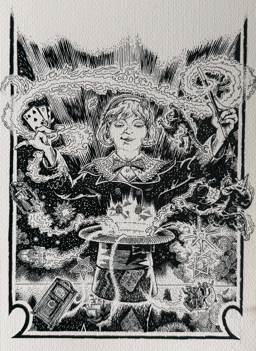 Cover for Alchemist magazine by Peter Poole.