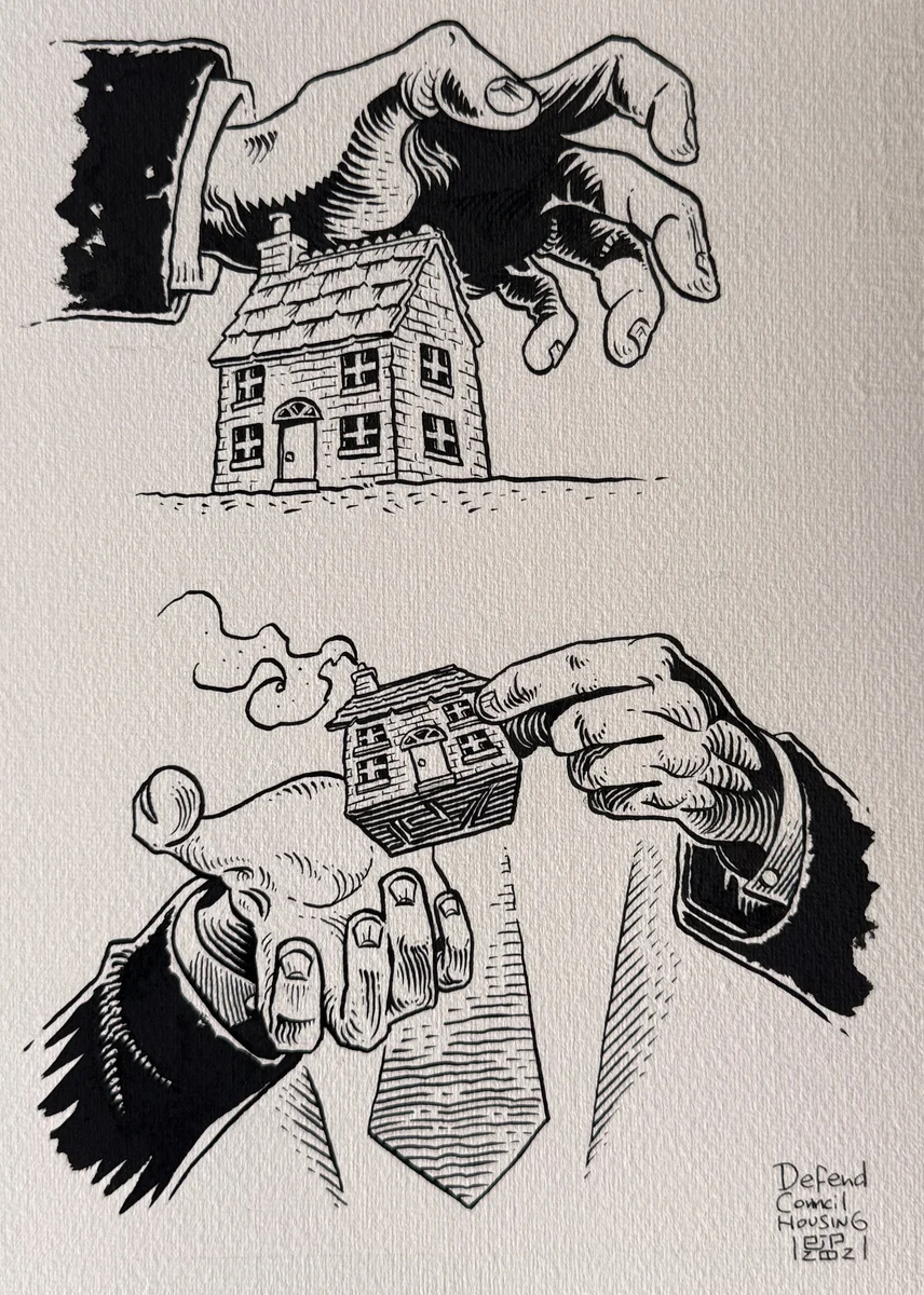 Defend Council Housing by Peter Poole.