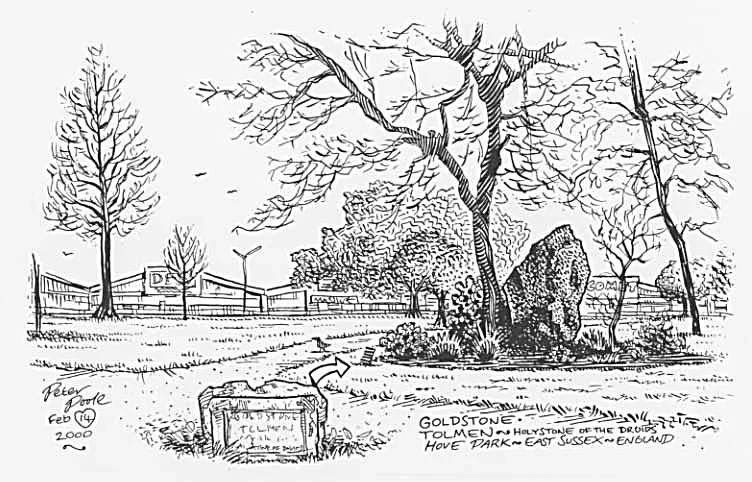 Goldstone Tolmen by Peter Poole.